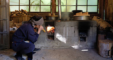 囲炉裏でランチプラン