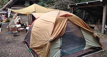 テントサイト泊プラン