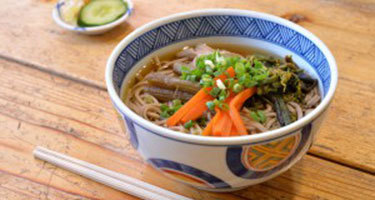 山菜そば、うどん・天ぷらそば、うどん
